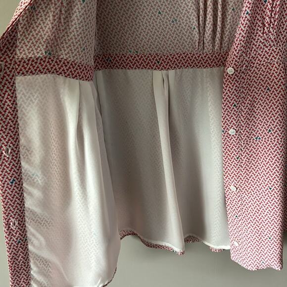 BOY. BAND OF OUTSIDERS 100% SILK PRINTED BUTTON DOWN DRESS SIZE 1 - Picture 8 of 15